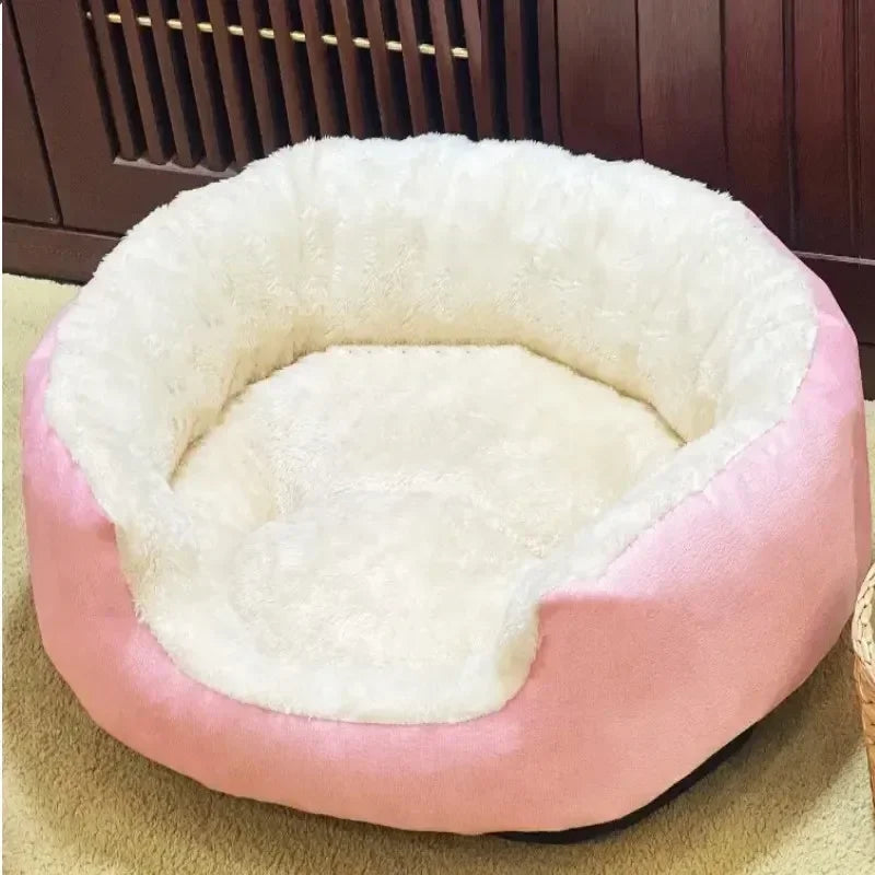 Fluffy Pet Bed for Dogs & Cats – Cushion Basket House
