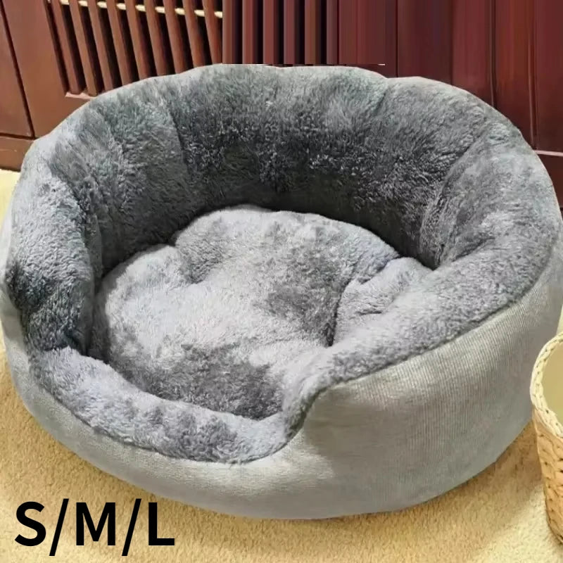 Fluffy Pet Bed for Dogs & Cats – Cushion Basket House