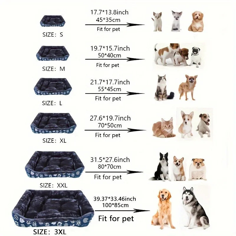 Dog & Cat Bed – Soft Mat for Small, Medium, and Large Pets