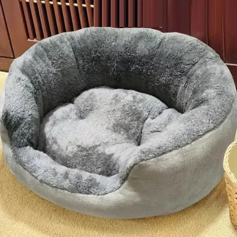 Fluffy Pet Bed for Dogs & Cats – Cushion Basket House